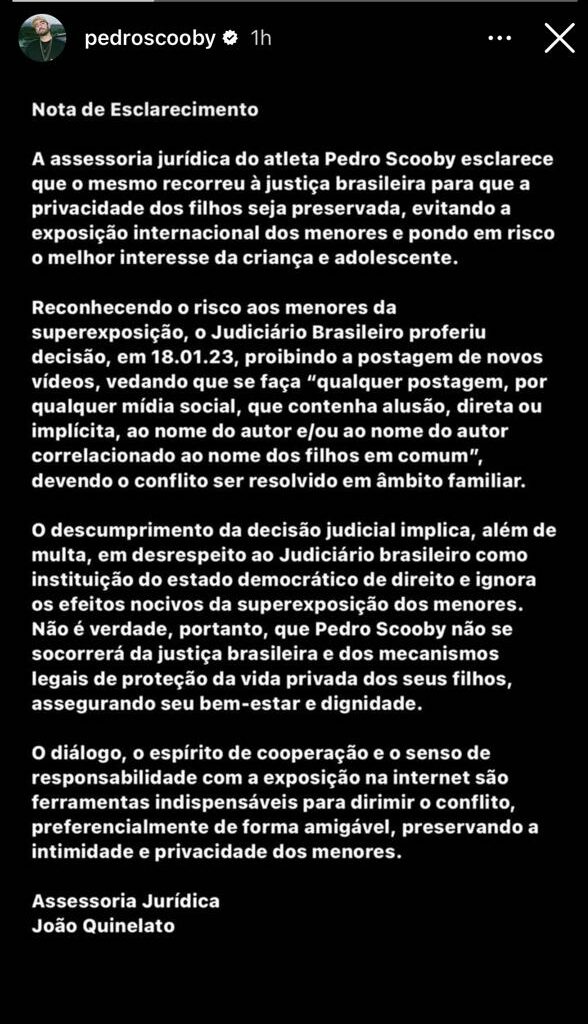 Pedro Scooby Se Manifesta Sobre Processo Contra Luana Piovani E Rebate