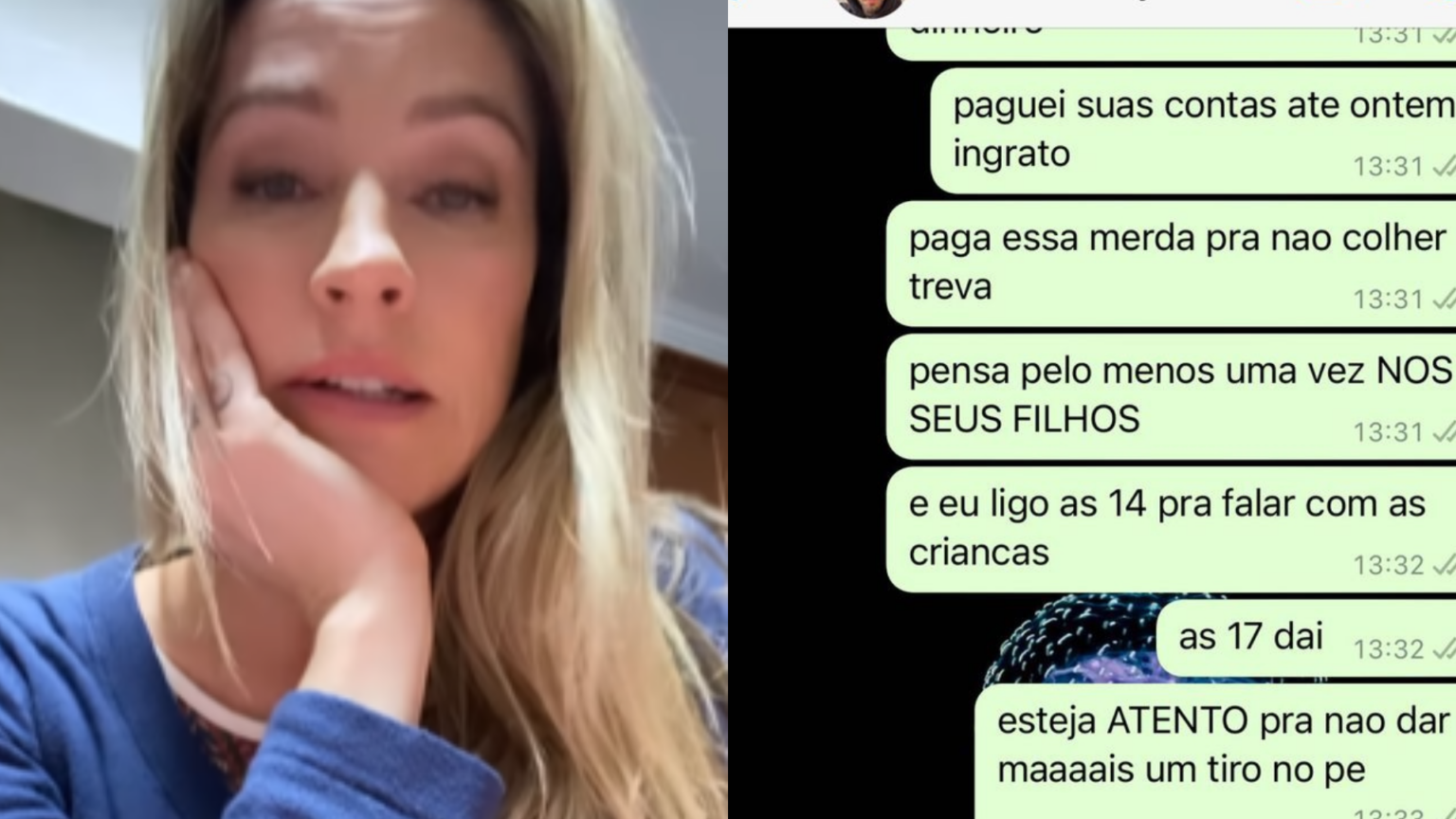 Luana Piovani expõe prints de conversas Pedro Scooby Agora todo