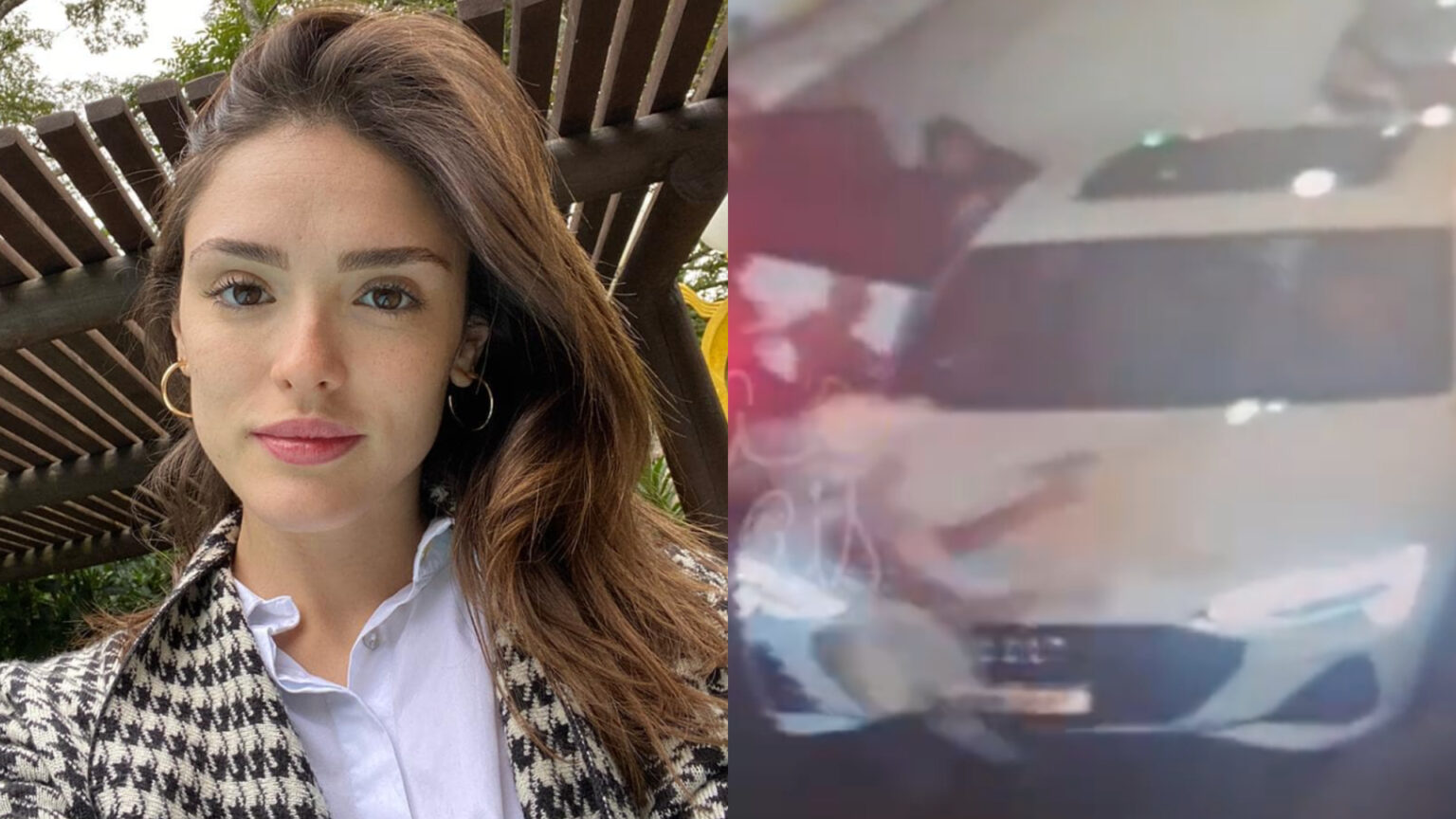 V Deo Mostra Momento Em Que Carro De Isabelle Drummond Assaltado No