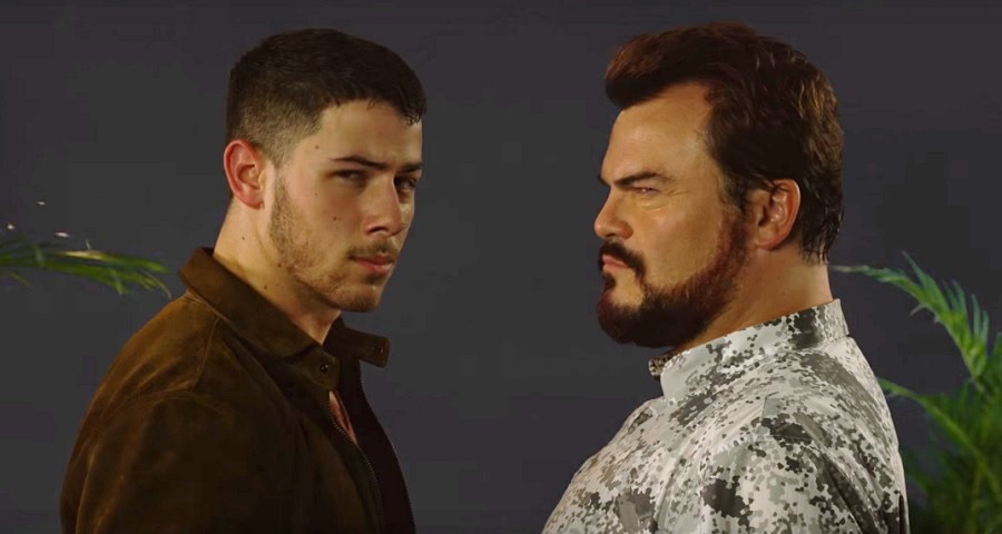 Jumanji: Bem-Vindo à Selva: Nick Jonas e Jack Black estrelam clipe hilário  do filme; assista - Hugo Gloss