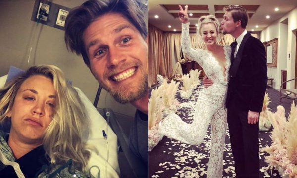 Kaley Cuoco passa por cirurgia em lua de mel e noivo faz graça