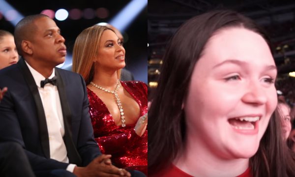 Beyoncé e Jay-Z surpreendem fã com bolsa de estudos durante show e ela se emociona! Vem ver!