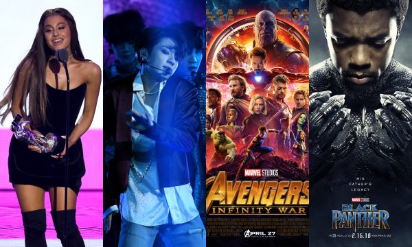 Ariana Grande; BTS; ‘Pantera Negra’ e ‘Vingadores: Guerra Infinita’ lideram indicações no ‘People’s Choice Awards 2018’; confira!
