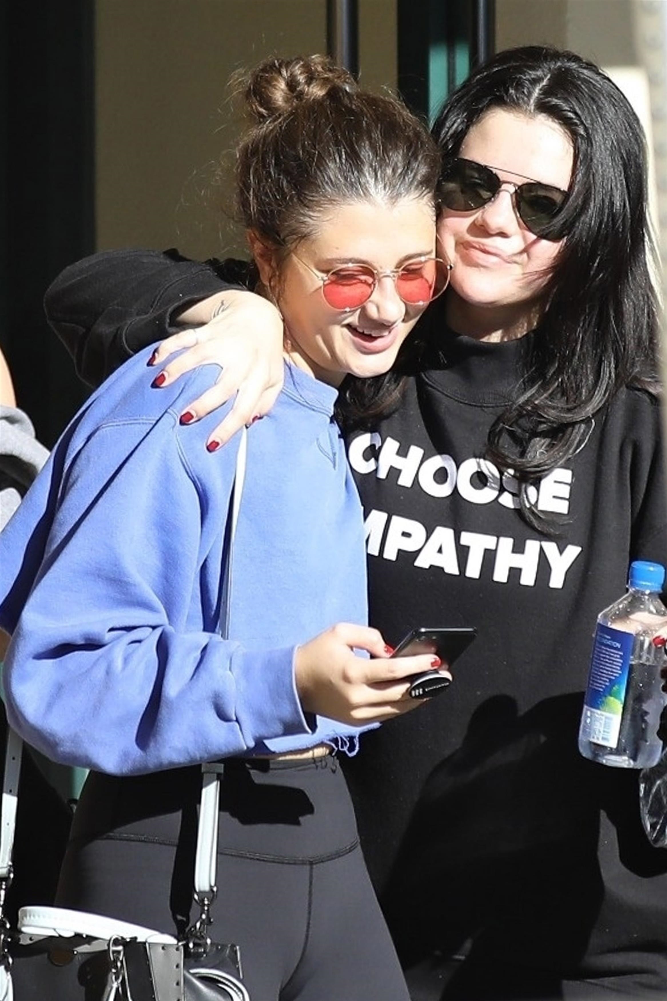 Selena Gomez shows empathy helping out the needy after her pilates class