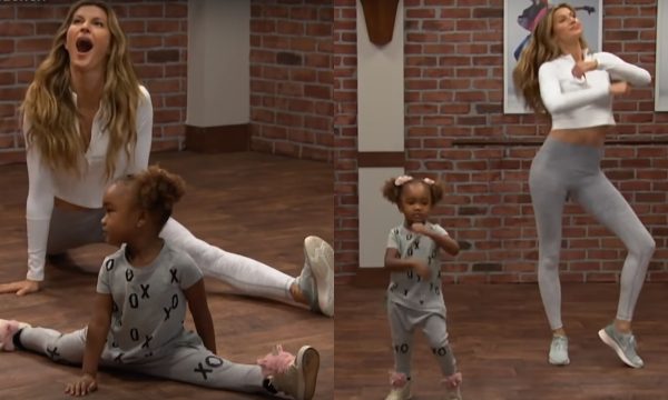Gisele Bündchen ARRASA na coreo de hit de Rihanna em aula de dança dada por crianças!