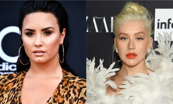 Demi Lovato e Christina Aguilera reagem à indicação da parceria “Fall in Line” ao ‘Grammy 2019’; confira!