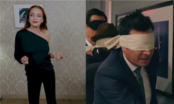 Lindsay Lohan surpreende em paródia de ‘Bird Box’ com Jimmy Fallon e desfecho ‘viral’; vem assistir!