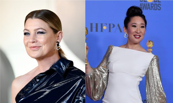 Ownn! Ellen Pompeo reage a foto de Sandra Oh sobre noite histórica no ‘Globo de Ouro 2019’