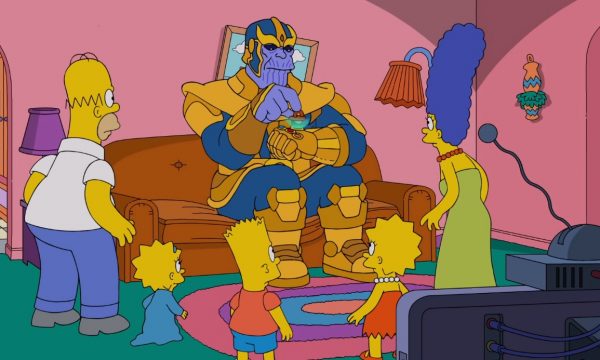 Genial! Thanos faz visitinha aos Simpsons e aniquila a família com ajuda inesperada em abertura; assista