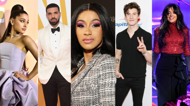 Cardi B, Drake, Ariana Grande, Shawn Mendes e Camila Cabello indicados ao iHeart Radio Music Awards 2019