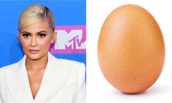 Um ovo (!) tira o recorde de Kylie Jenner de foto mais curtida do Instagram e ela responde de forma hilária!