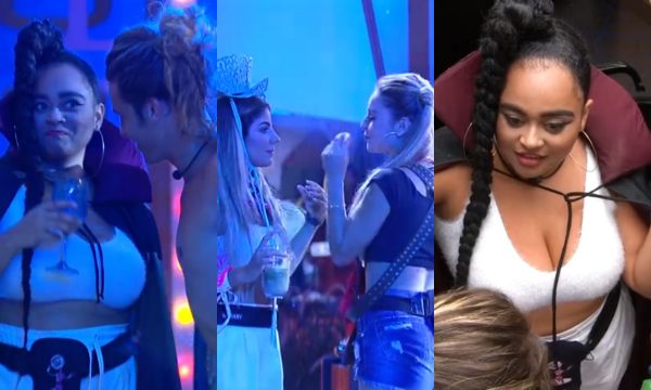 BBB 19: Tarzan beija Rízia na festa; situação gera briga entre Hariany e Paula, e especulação sobre sexualidade do italiano; veja vídeos