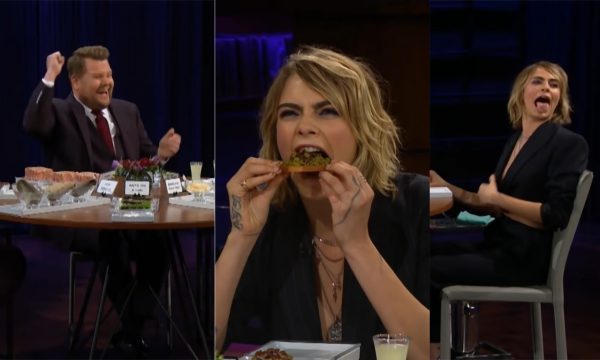 Cara Delevingne se recusa a responder qual pessoa mais famosa deu em cima dela, e tem de comer insetos; vem ver!