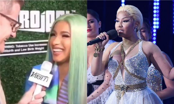 Okurrr! Cardi B tem reação curiosa ao ser perguntada sobre Nicki Minaj; assista