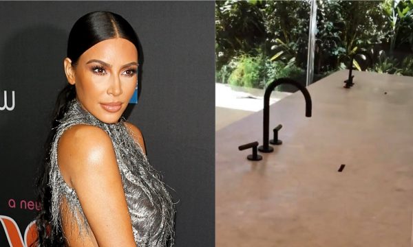 Após pedidos de fãs, Kim Kardashian mostra como “torneiras sem pia” de sua mansão funcionam; veja vídeo