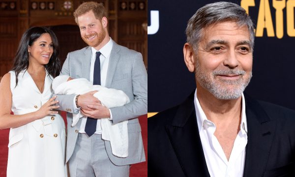 Em entrevista, George Clooney reage a rumor de que será padrinho do filho de Meghan Markle e Príncipe Harry: “Seria uma má ideia”