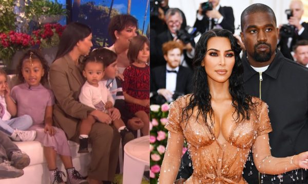 Na Ellen, Kourtney revela que barriga de aluguel de Kim está em trabalho de parto e surpreende Kris Jenner com seis de seus netos; assista