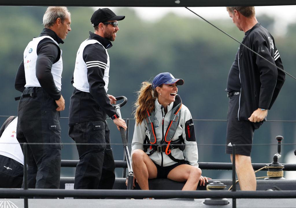 The Duke And Duchess Of Cambridge Take Part In The King’s Cup Regatta