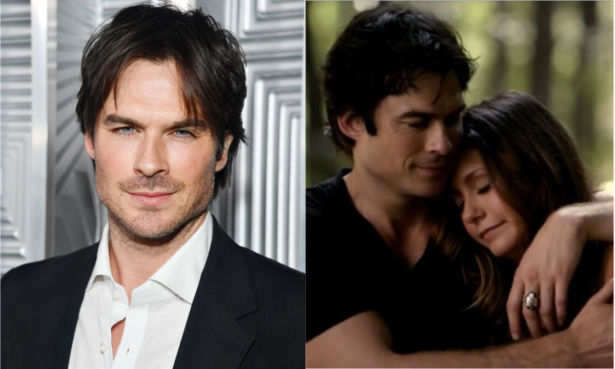 Imagens para capas  Ian somerhalder, Filmes de vampiros, Damon de diários  de um vampiro