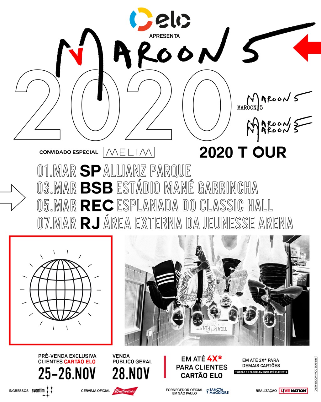 Resultado de imagem para maroon 5 brasil 2020