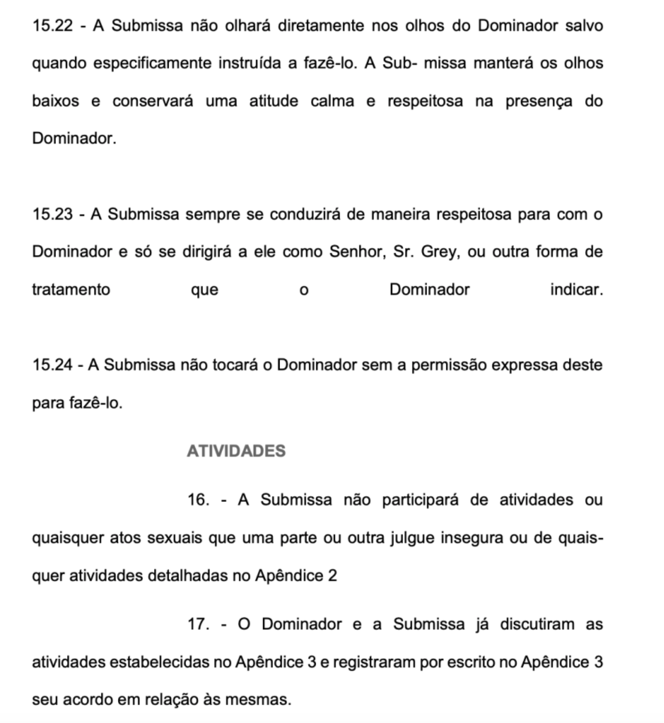 Advogado faz 'contrato de ficante' com cláusula que proíbe traição e exige  sexo