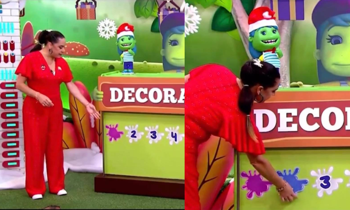 Que dó! Silvia Abravanel confunde cores, comete erro e faz garotinho perder prêmio em brincadeira do Que dó! Silvia Abravanel confunde cores, comete erro e faz garotinho perder prêmio em brincadeira do