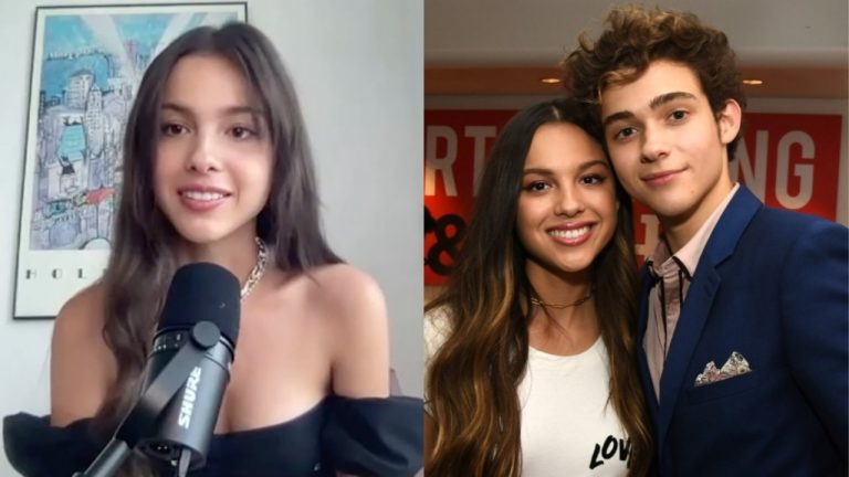 Josh e Olivia são co-estrelas em "High School Musical: The Musical: The Series" e teriam engatado um relacionamento na vida real. (Foto: Reprodução YouTube/Getty)