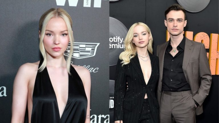 Dove Cameron fala sobre término público com o ator Thomas Doherty em 2020 (Foto: Getty)