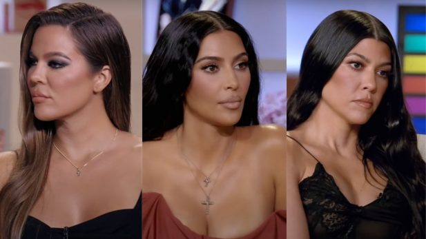 Khloé Kardashian reclama das irmãs esconderem coisas das câmeras e diz que carregou reality nas costas. (Foto: reprodução;YouTube)