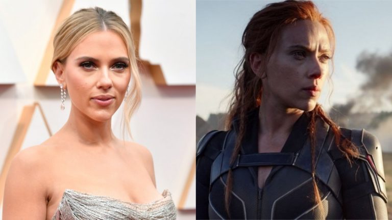 Scarlett Johansson revela que não foi a escolhida original para interpretar a "Viúva Negra". (getty/reprodução; disney+)