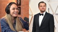 Sarah Andrade revela situação inusitada em que xingou Leonardo DiCaprio. (Reprodução YouTube/Getty)