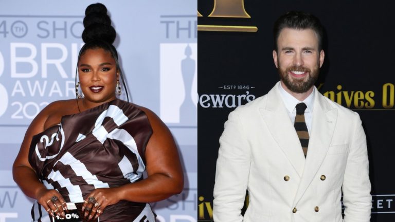 Chris Evans tem a melhor reação após Lizzo brincar que está grávida dele. (Getty)