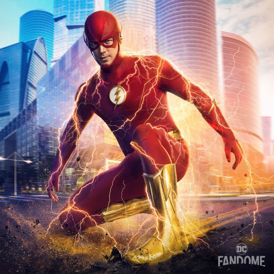 Grant Gustin retorna com novo uniforme para a oitava temporada da série “The Flash”.