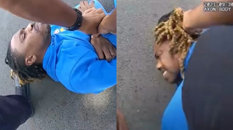 Polícia dos EUA investiga vídeo que mostra homem negro paraplégico sendo arrastado de carro. (Reprodução/Twitter)