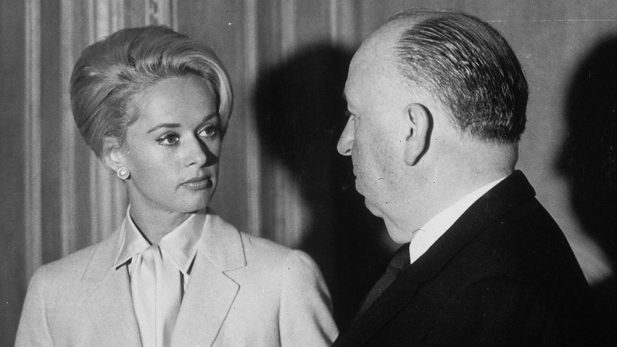Tippi Hedren And Alfred Hitchcock 1964