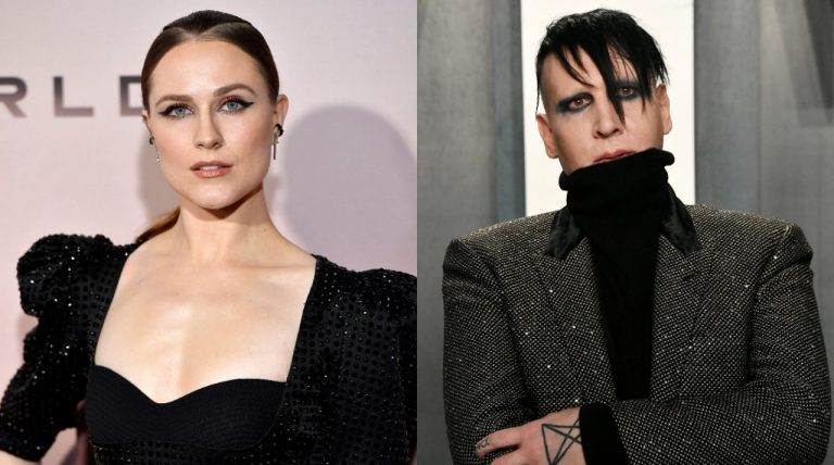 Marilyn Manson é acusado de ameaçar o filho da atriz Evan Rachel Wood (Getty)