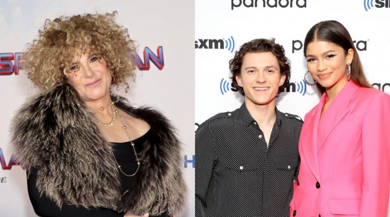 Amy Pascal x Zendaya x Tom Holland (Getty)