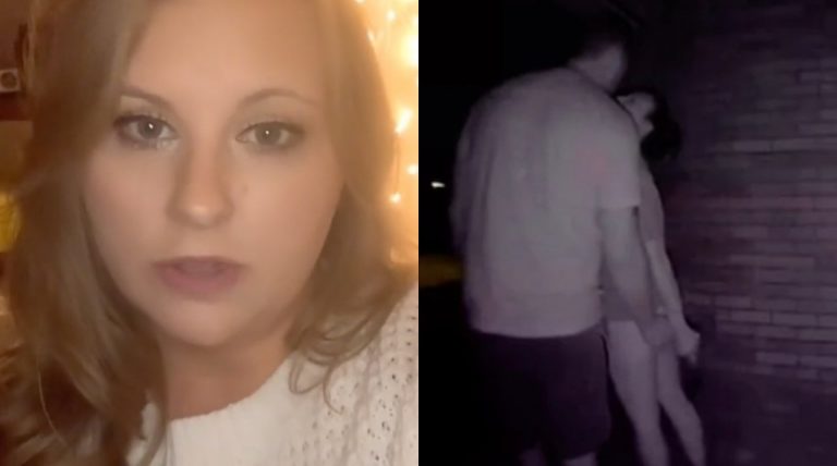 Mulher descobre traição do marido e amiga por câmera que ele mesmo instalou. (Foto: Reprodução; TikTok)