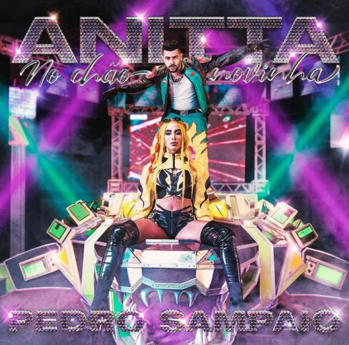 Capa de "No Chão Novinha" novo single de Anitta e Pedro Sampaio. (Foto: Divulgação)