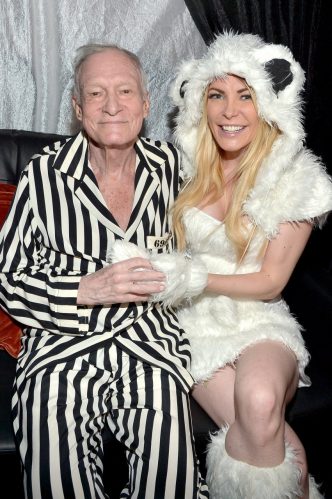 Hugh Hefner e Crystal Hefner ficaram juntos até a morte do empresário. (Foto: Getty)