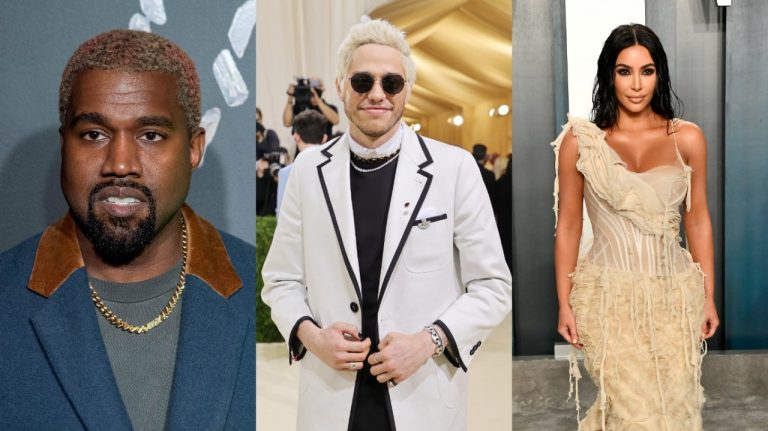 Kanye West Pete Davidson Kim Kardashian