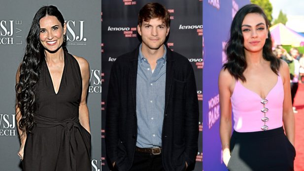 Mila Kunis e Demi Moore brincam sobre relacionamentos com Ashton Kutcher e se reúnem após polêmicas; assista!