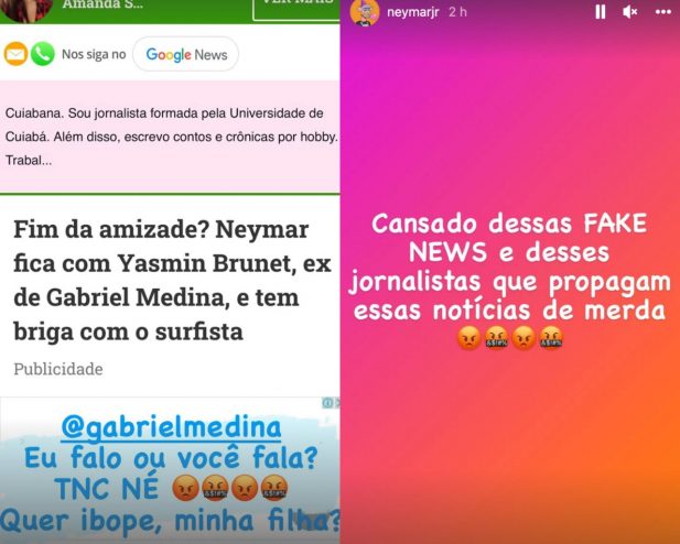 Neymar desabafou nas redes sociais. (Foto: Reprodução/Instagram)