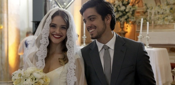 Bruno e Fatinha se casaram em "Malhação". (Foto: Reprodução)