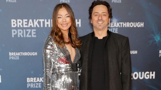 Nicole Shanahan e Sergey Brin