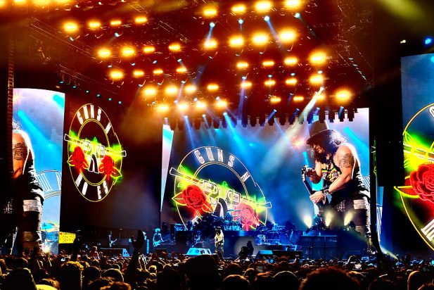 Guns N' Roses foi eleita a banda mais difícil do festival. (Foto: Getty)