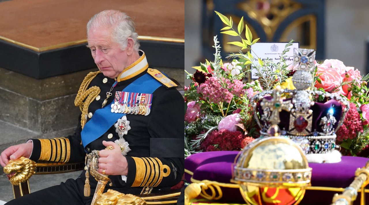 Rei Charles III chora e deixa bilhete emocionante no caixão da rainha Elizabeth II; veja o vídeo