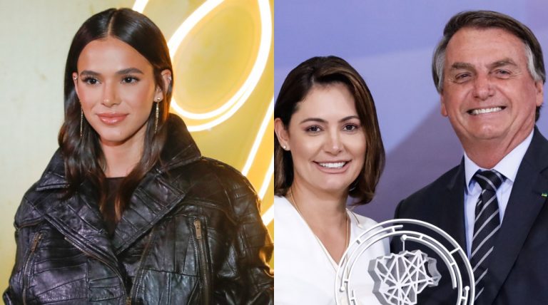 Bruna Marquezine e Michelle Bolsonaro