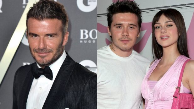 Filho de David Beckham vai à première de suposta namorada Chlöe