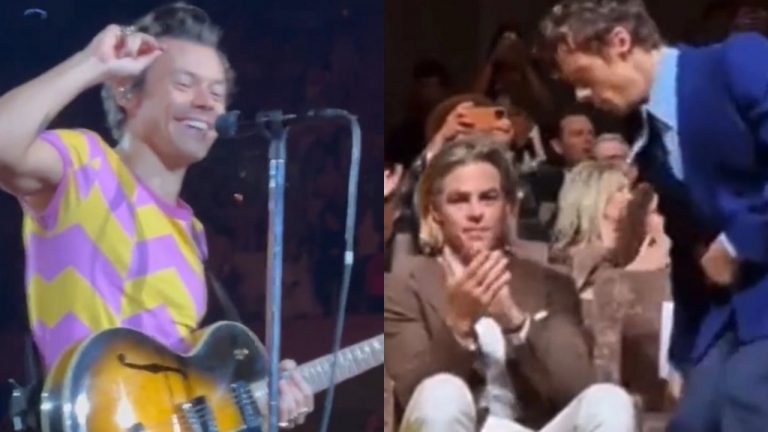 Harry Styles Chris Pine Spitgate